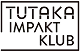 Logo von Tutaka Impakt Klub, ein minimalistisches Design mit Text in schwarzer Schrift.